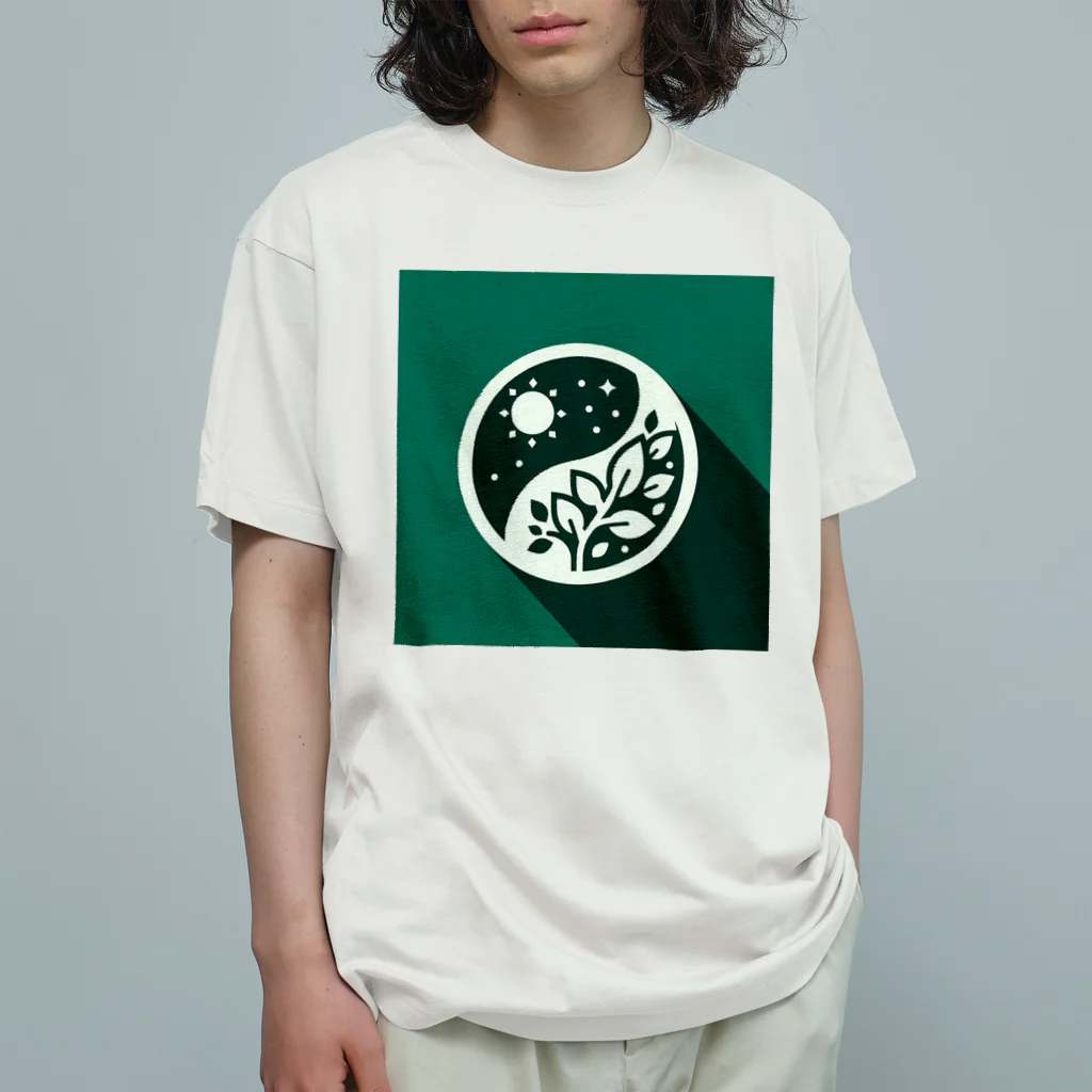 Qten369の地球を守ろう オーガニックコットンTシャツ