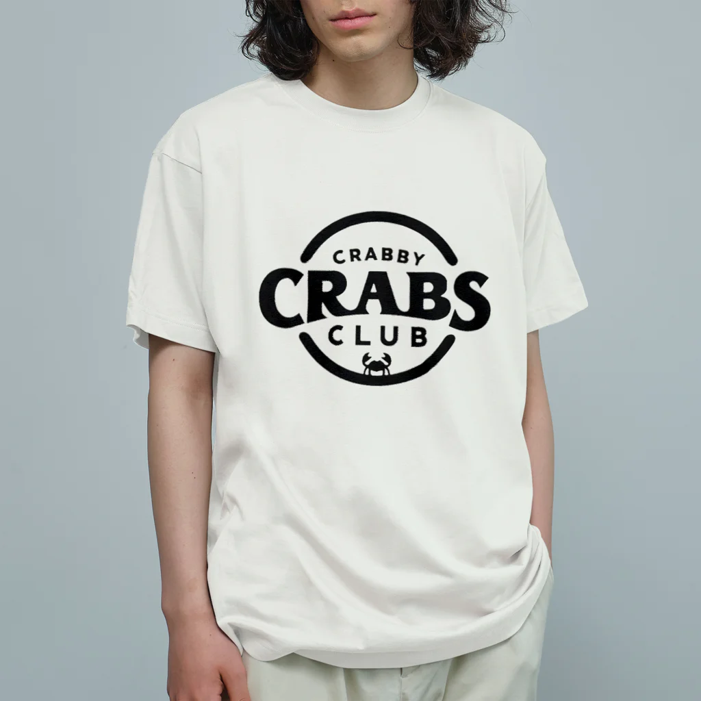 MatrixSphereのCRABBY CRABS CLUB シンプルロゴ Organic Cotton T-Shirt