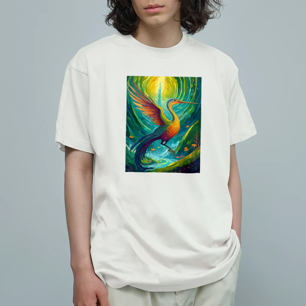 フリーダムの異世界のトリ Organic Cotton T-Shirt