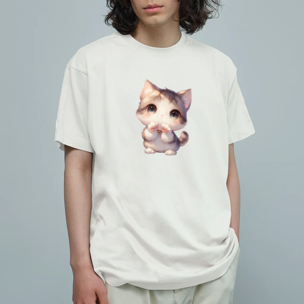 binta0303のおねだりネコ Organic Cotton T-Shirt