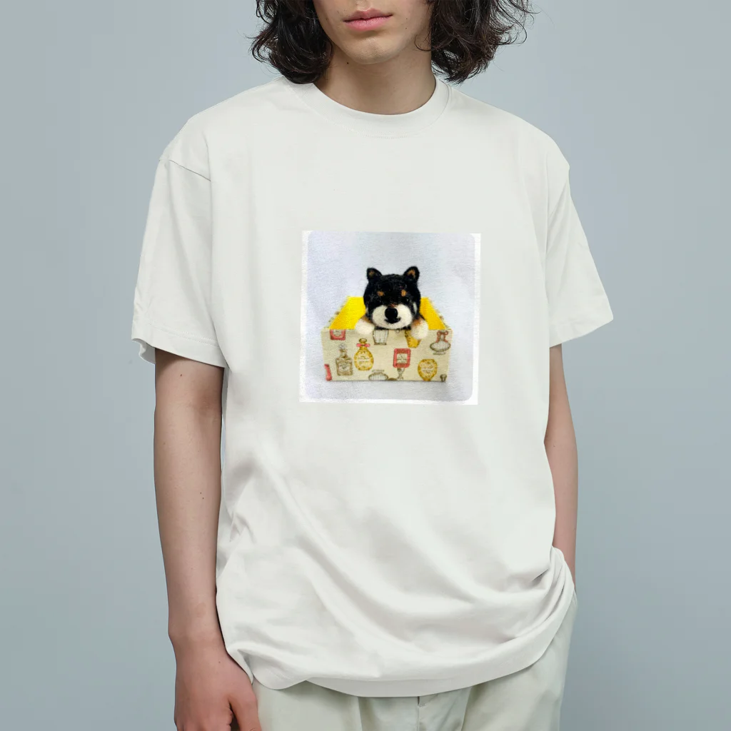 黒柴むさし君の黒柴むさし オーガニックコットンTシャツ