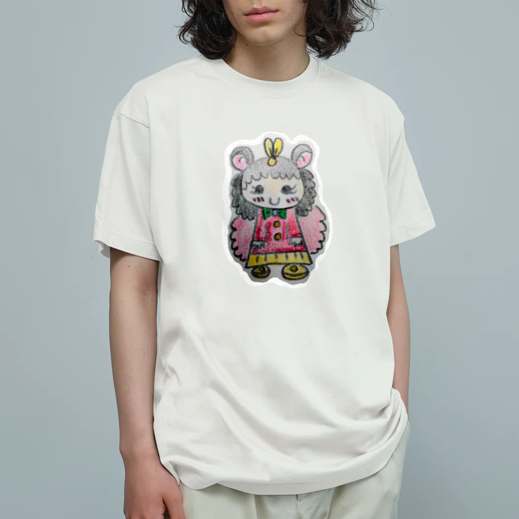 咲羽ぽえむ　本店のねじゅみたん オーガニックコットンTシャツ