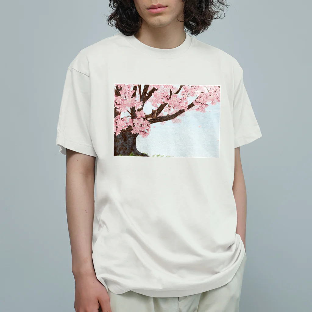 haruのエドヒガン オーガニックコットンTシャツ