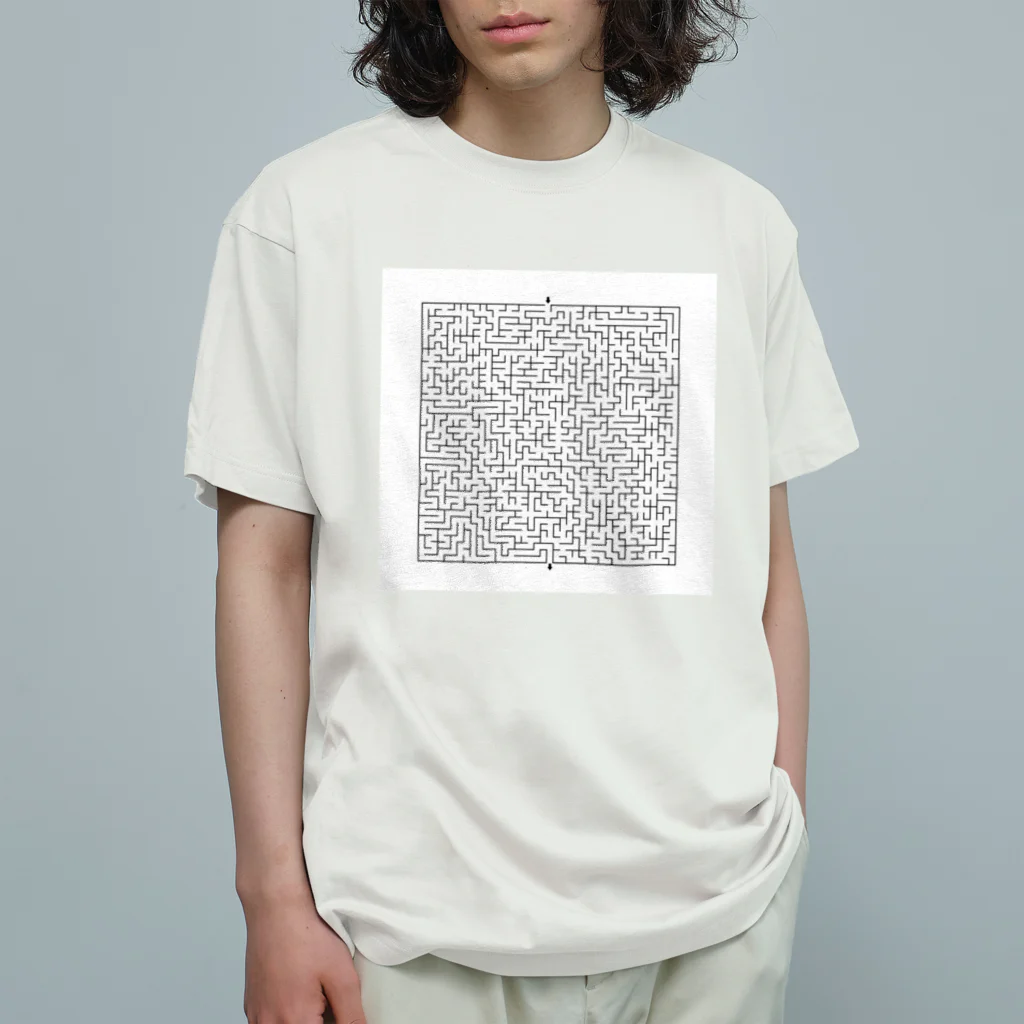 しょうもな商店のQRコード…？いえ、迷路です。 Organic Cotton T-Shirt