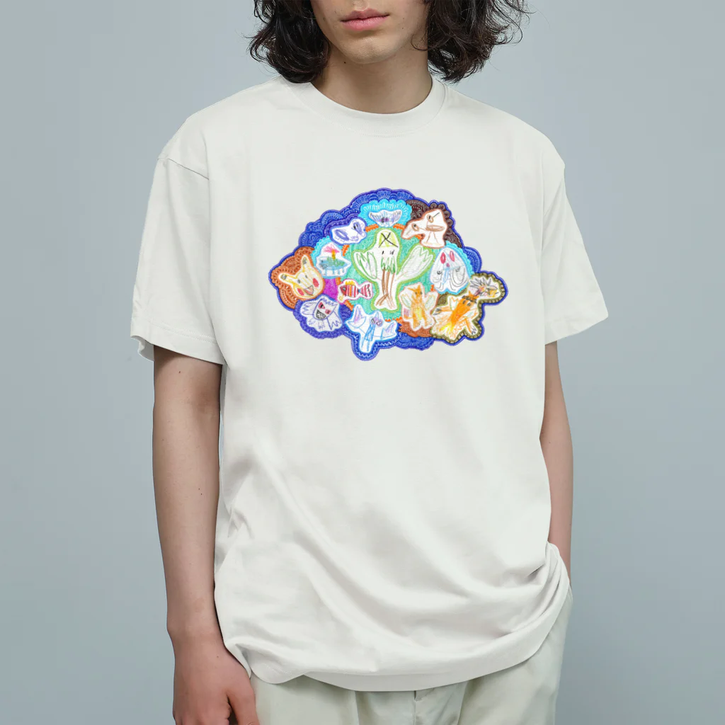 ORICOO SUNのモンスター オーガニックコットンTシャツ