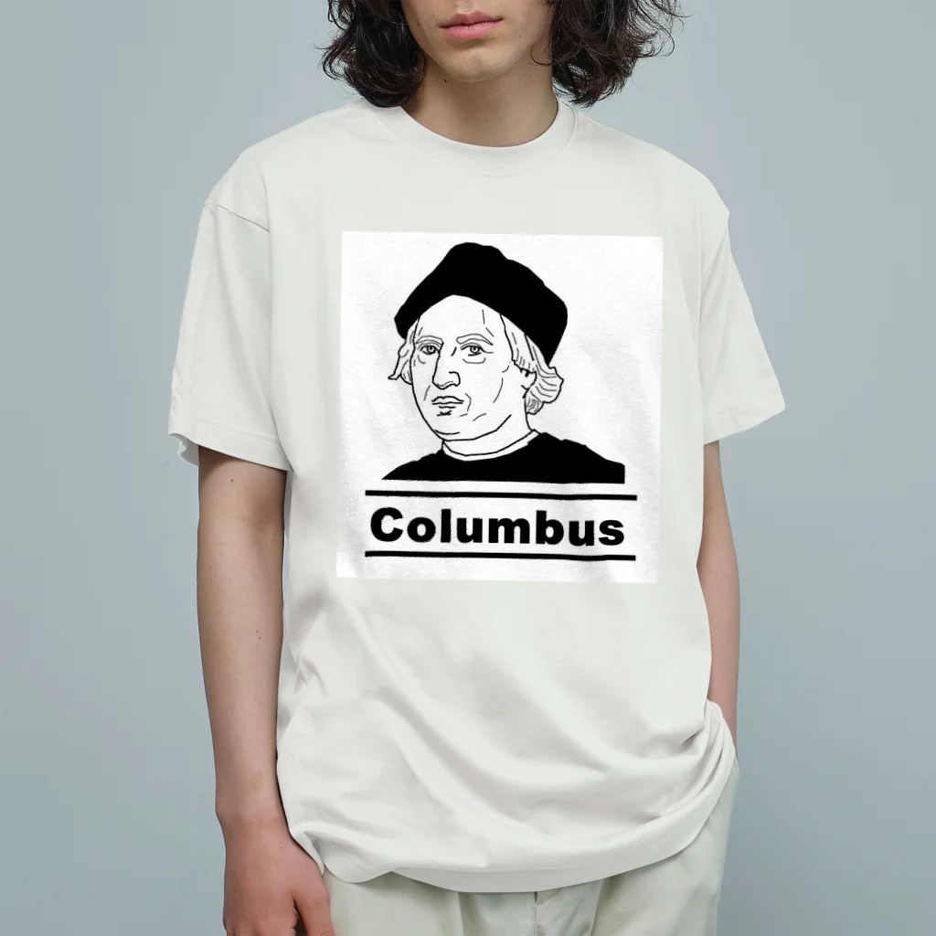 イラストレーター沼田健のコロンブス（Columbus） オーガニックコットンTシャツ