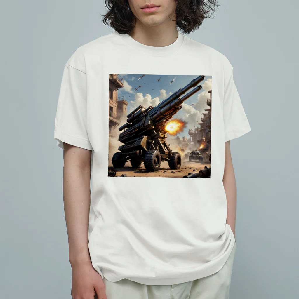 片山淳大の武器シリーズ　砲台 Organic Cotton T-Shirt