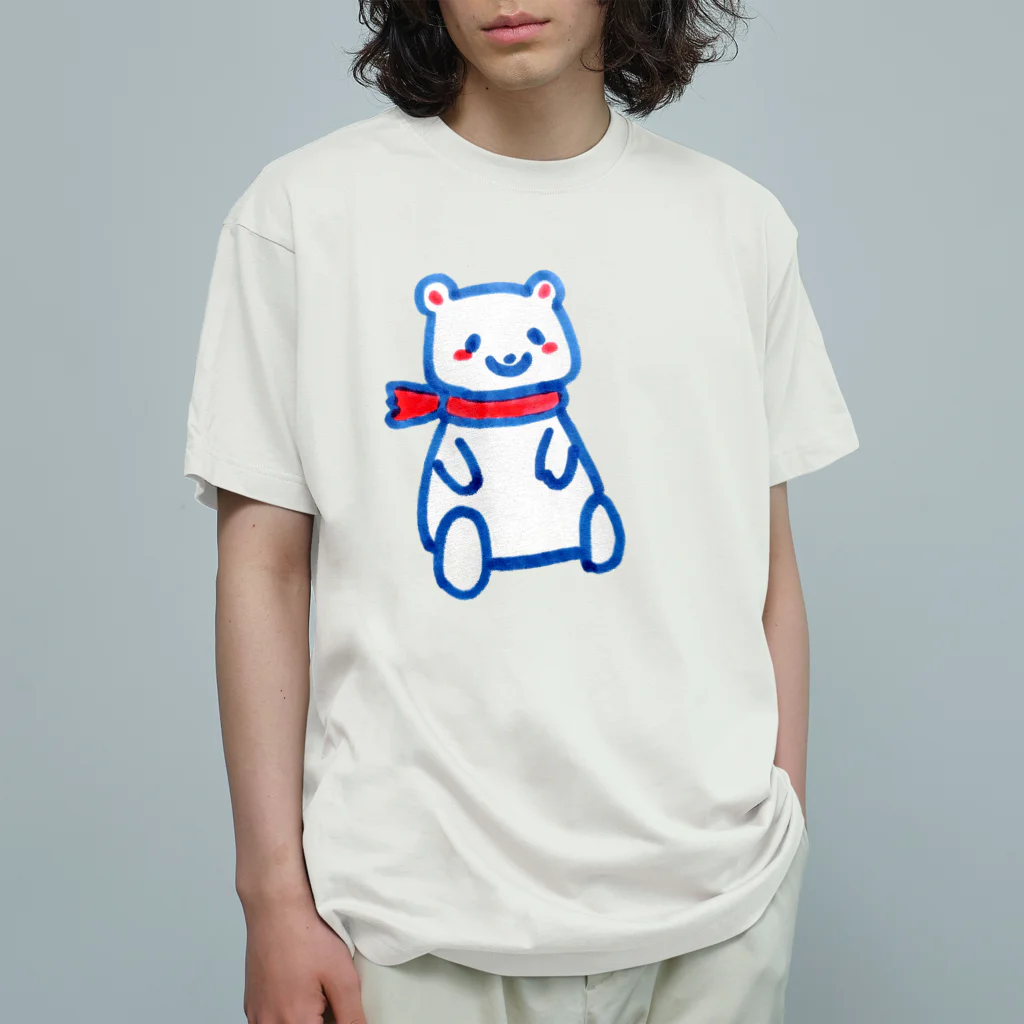 モチクマのシロクマくん Organic Cotton T-Shirt