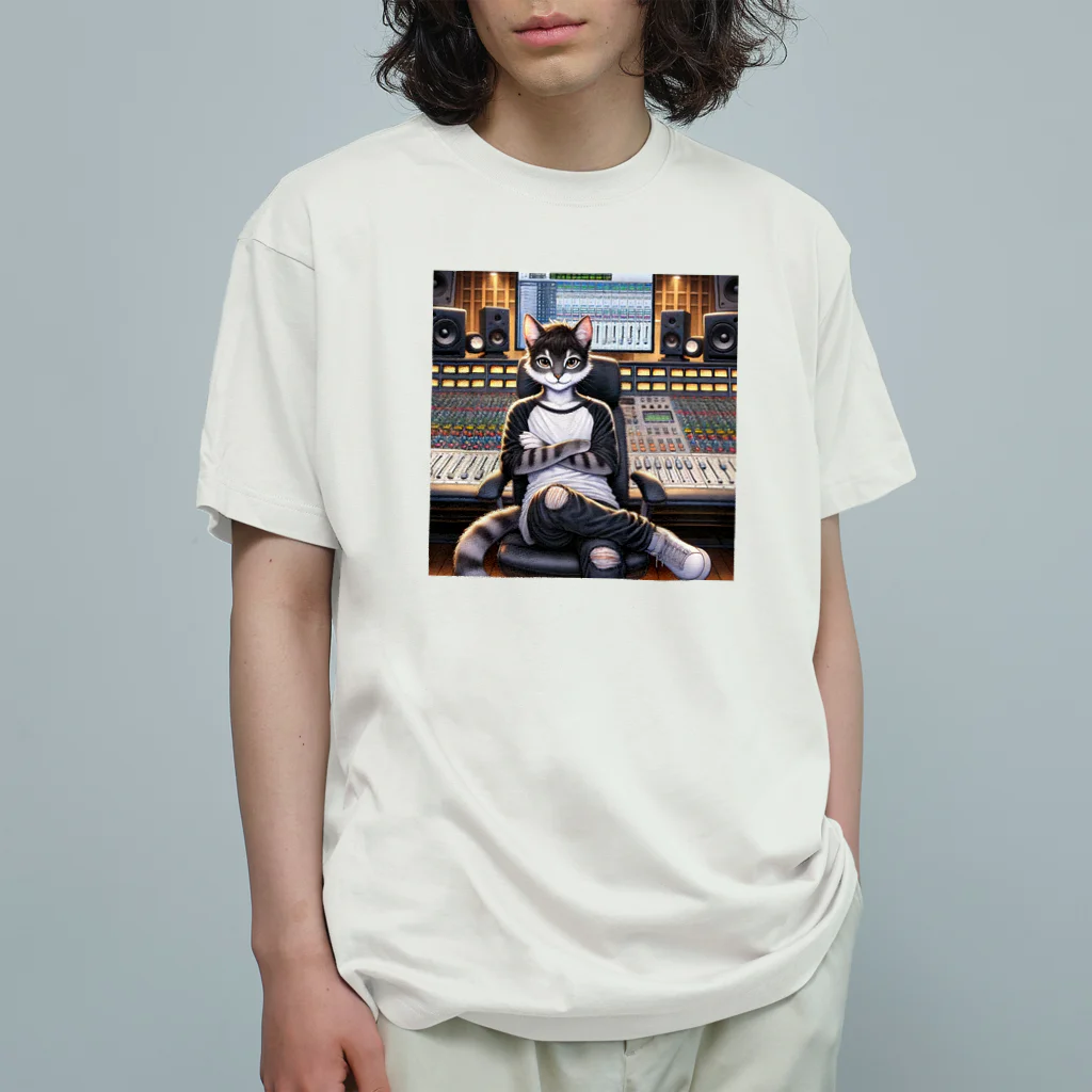 ２５GoodsShopのミキサー猫A Organic Cotton T-Shirt