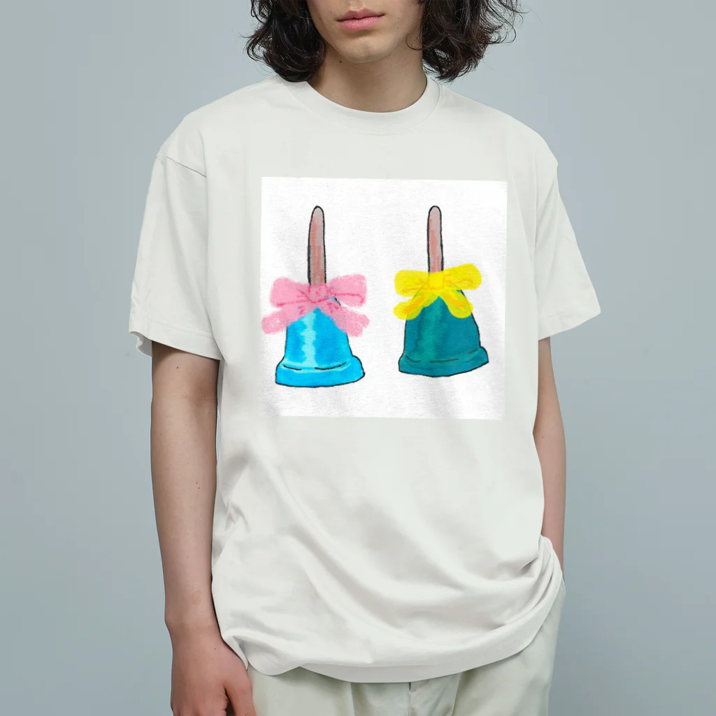 Lily bird（リリーバード）のカラフルハンドベル オーガニックコットンTシャツ