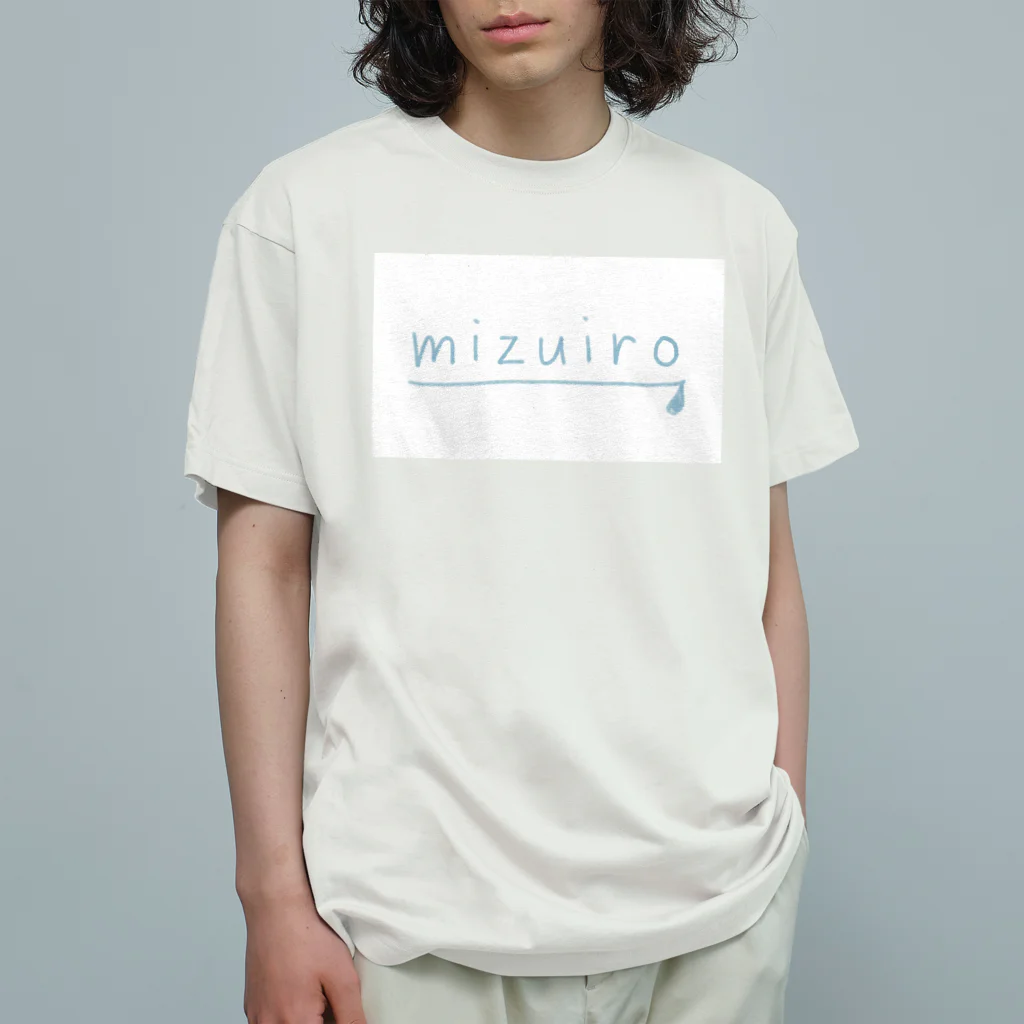 .nagaのmizuiro Organic Cotton T-Shirt