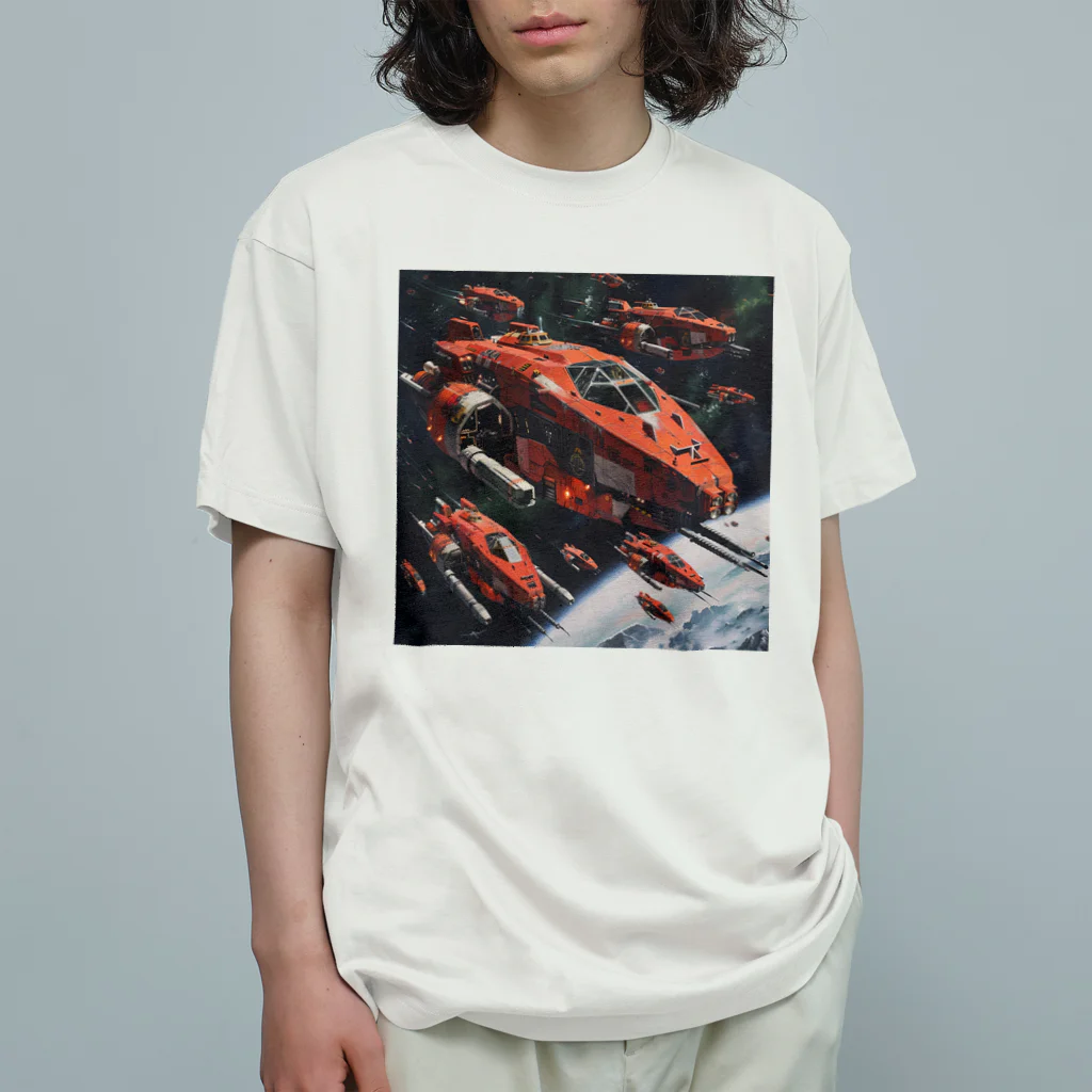 AQUAMETAVERSEの甲冑戦隊地球防衛軍　Tomoe bb 2712 Organic Cotton T-Shirt