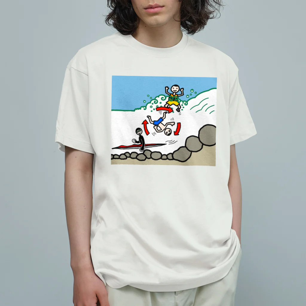 deepsterのハイドローリック オーガニックコットンTシャツ