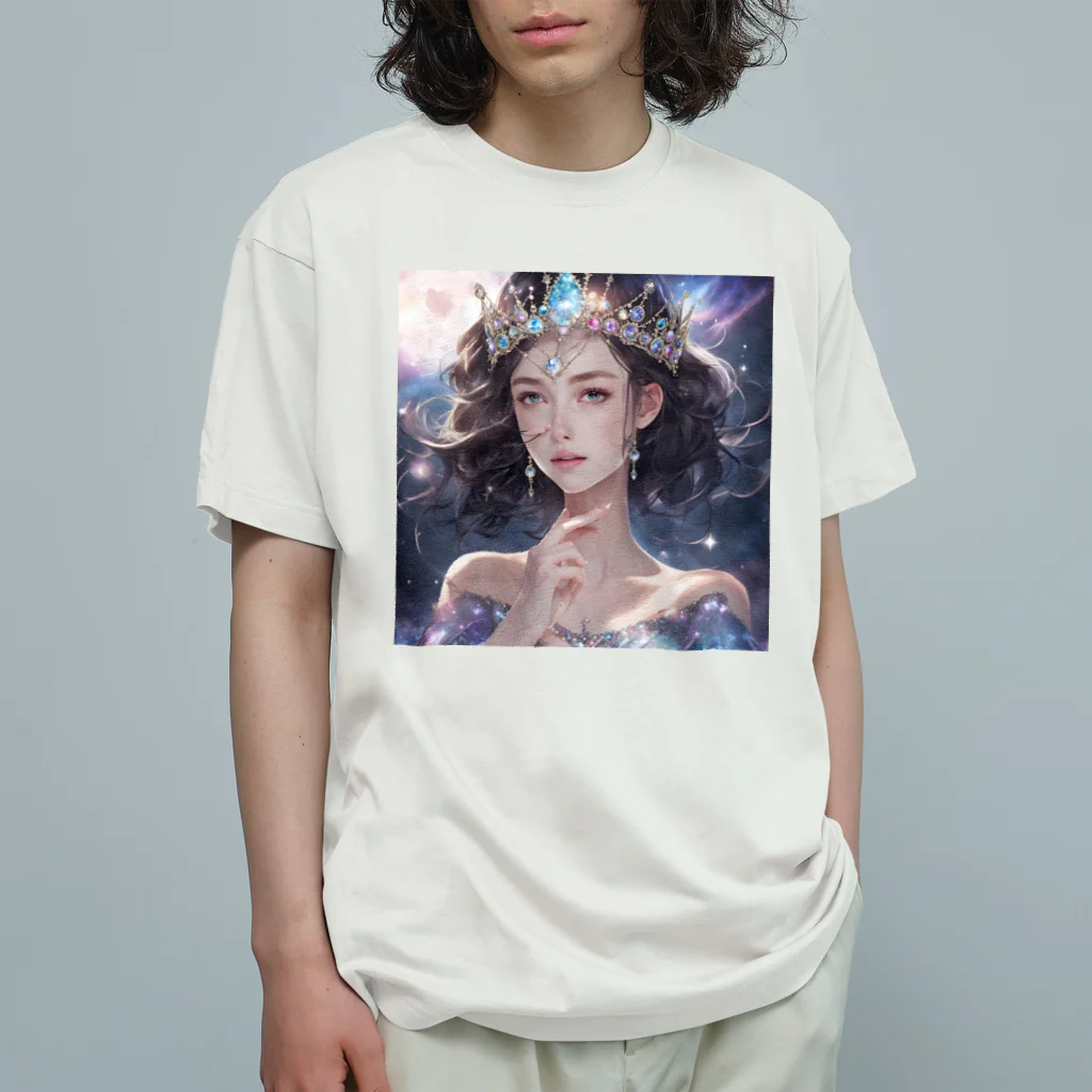 HOSHI-TANEKO🌠の✨クール・ビューティー✨ オーガニックコットンTシャツ