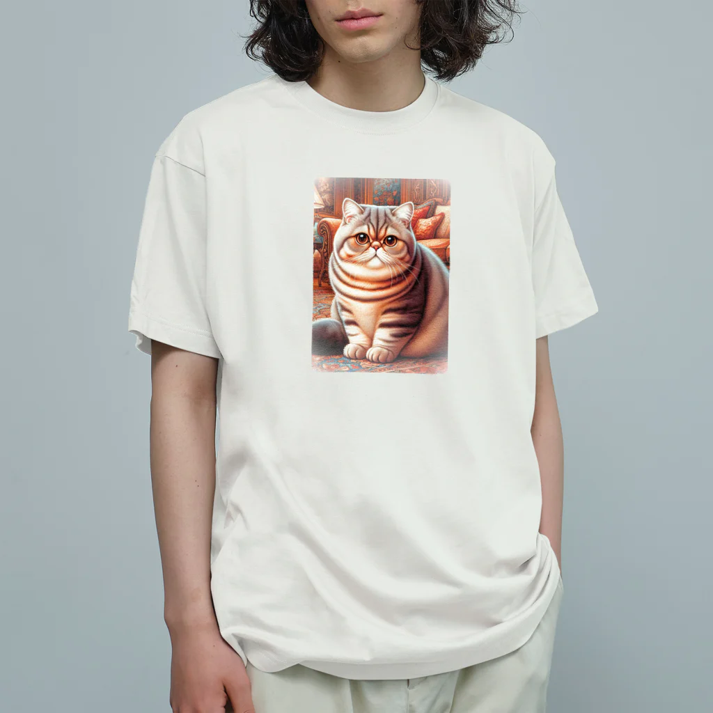 SAKIのエキゾチック・ショートヘア Organic Cotton T-Shirt