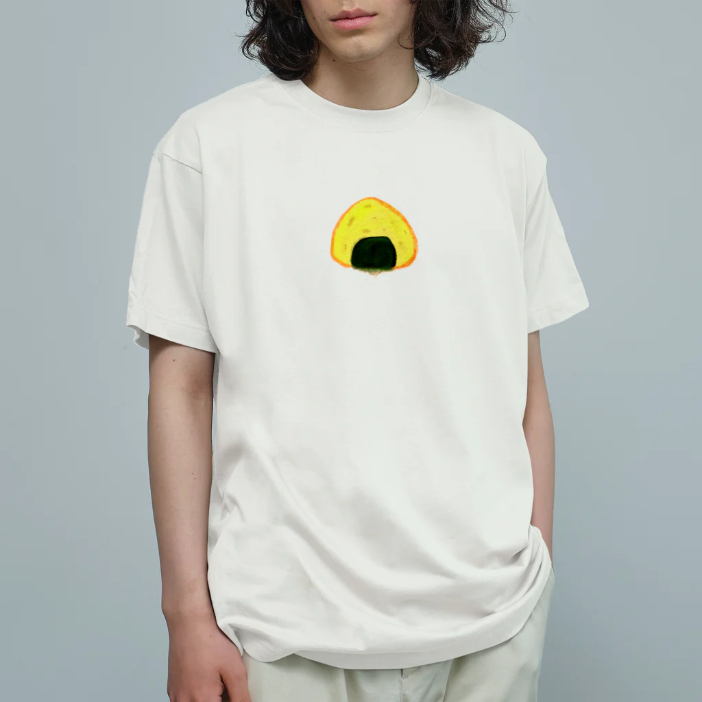 おにまる。のおにぎりポテトグッズ オーガニックコットンTシャツ