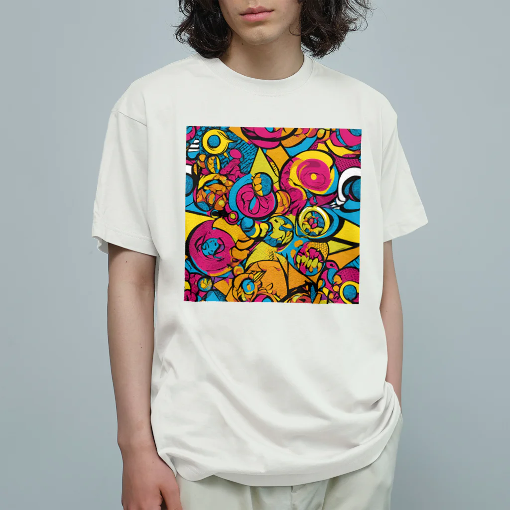 8890のポップアート Organic Cotton T-Shirt