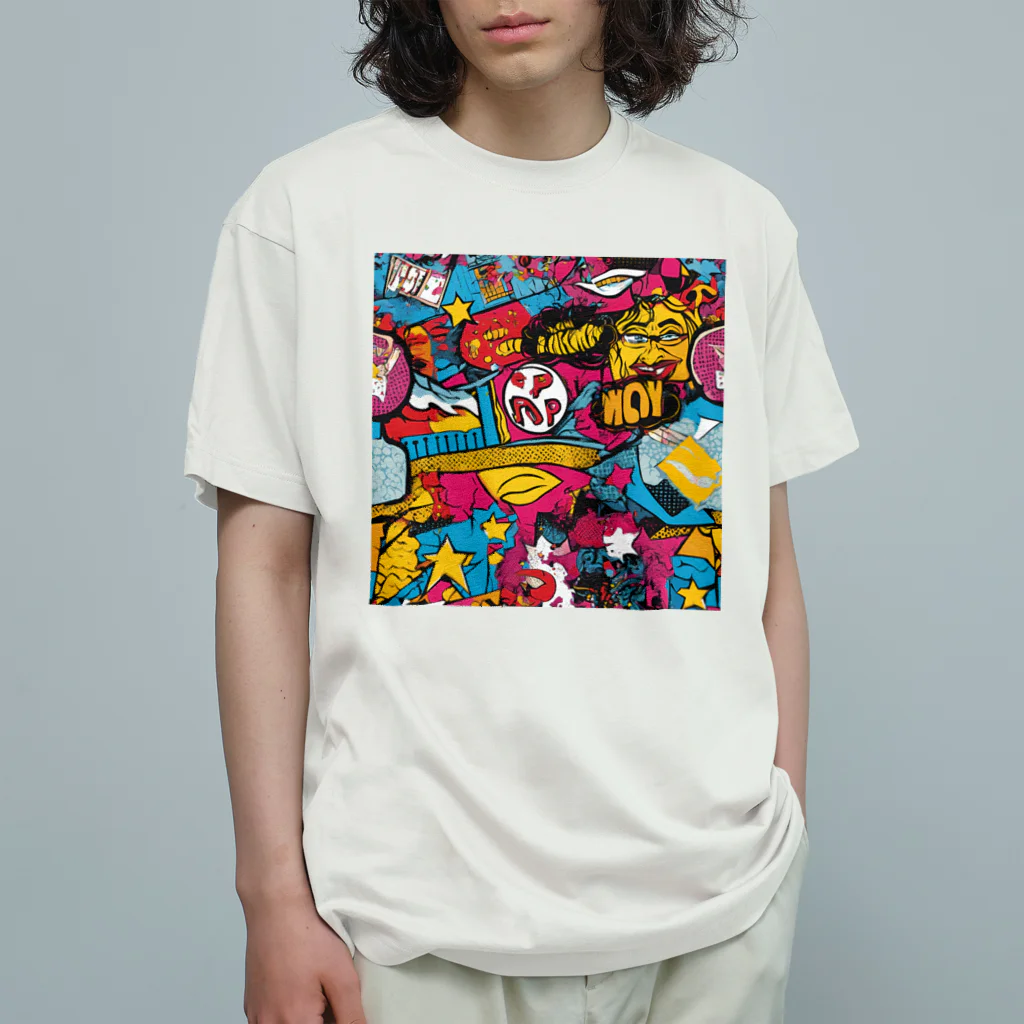 8890のポップアート Organic Cotton T-Shirt