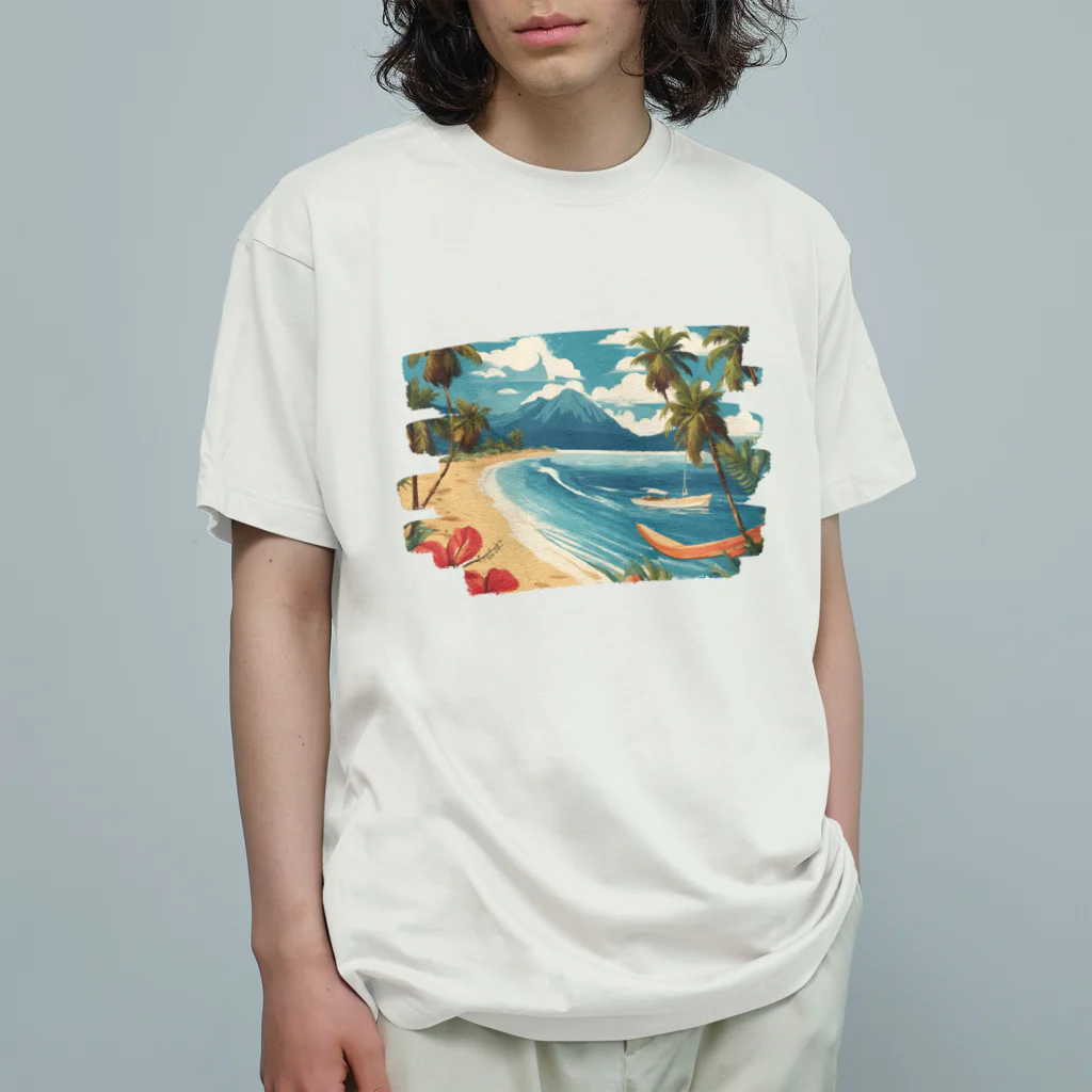 はちみつあめの常夏リゾート Organic Cotton T-Shirt