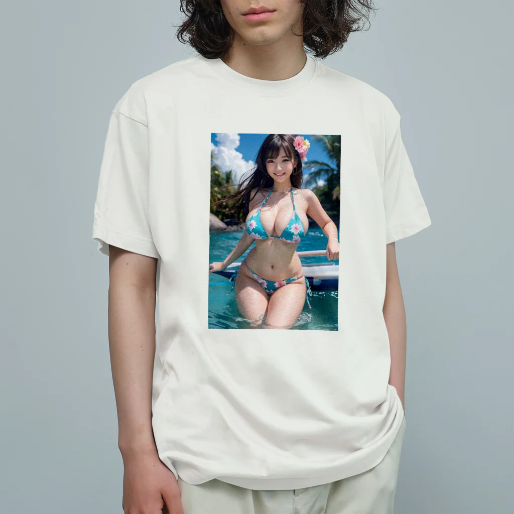 AI美女グラビアアートのAI美女グラビア１２ Organic Cotton T-Shirt