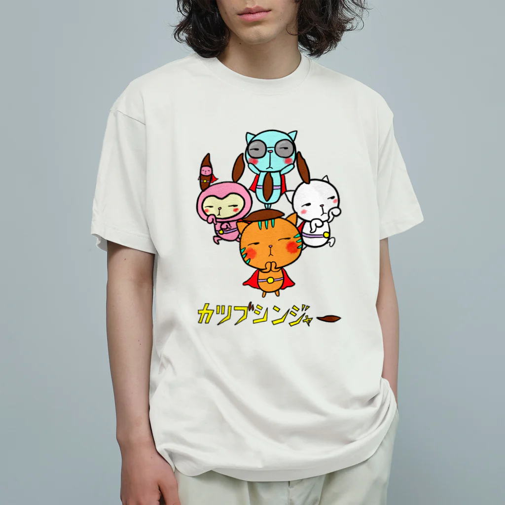 イロニコのカツブシンジャー オーガニックコットンTシャツ