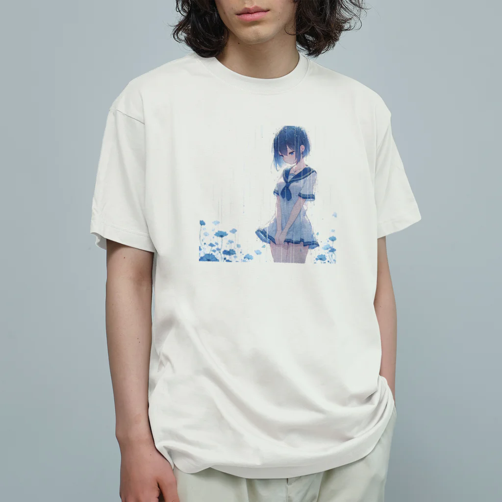 chika_22の千賀、傘を忘れる オーガニックコットンTシャツ