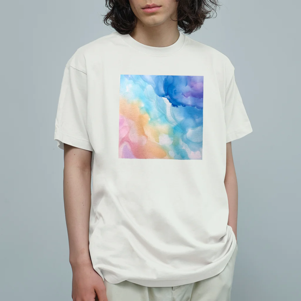 chan-takehaniの夢幻のカラーパレット オーガニックコットンTシャツ