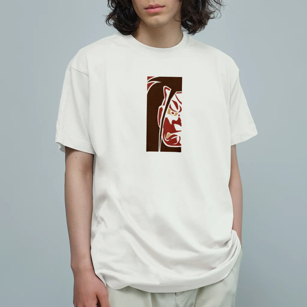 inae-doの佐渡ヶ島の鬼太鼓（黒鬼） Organic Cotton T-Shirt
