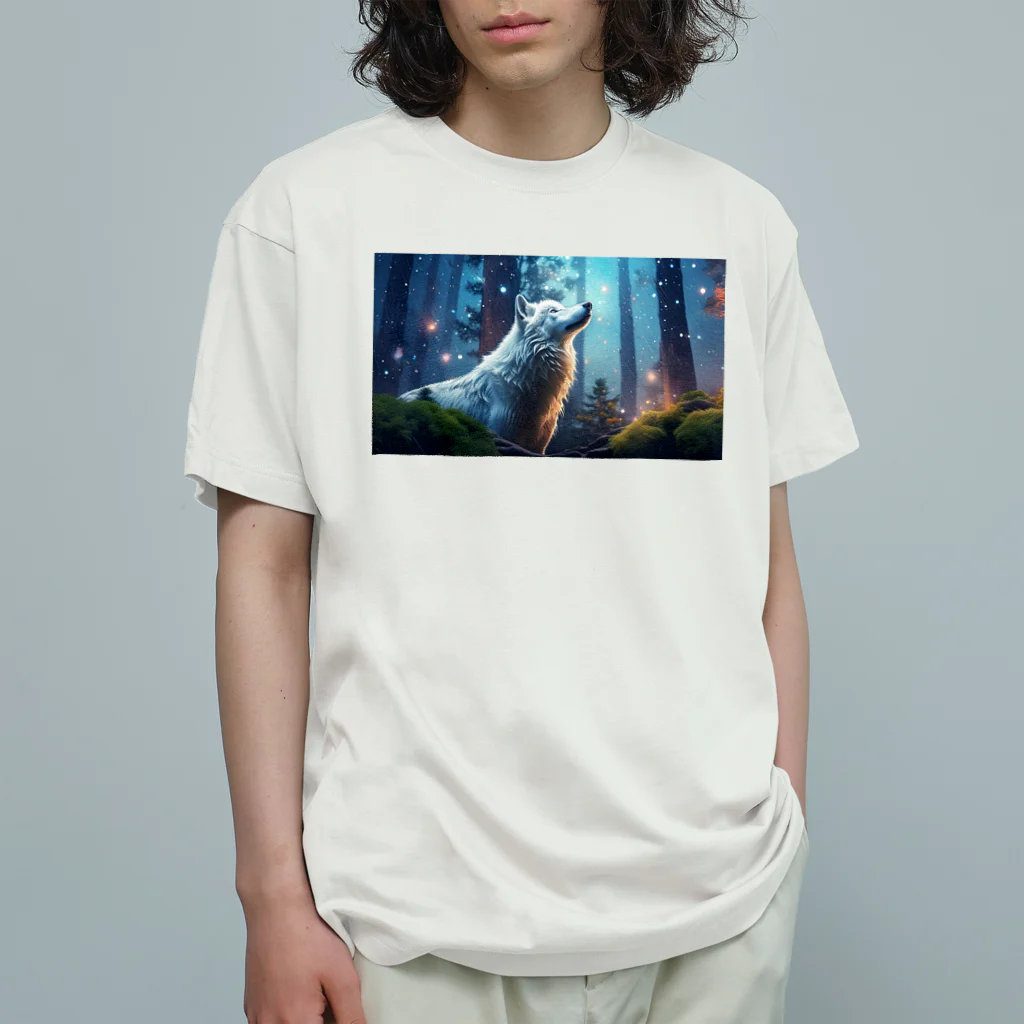 こまつな猫の孤狼の狼 Organic Cotton T-Shirt