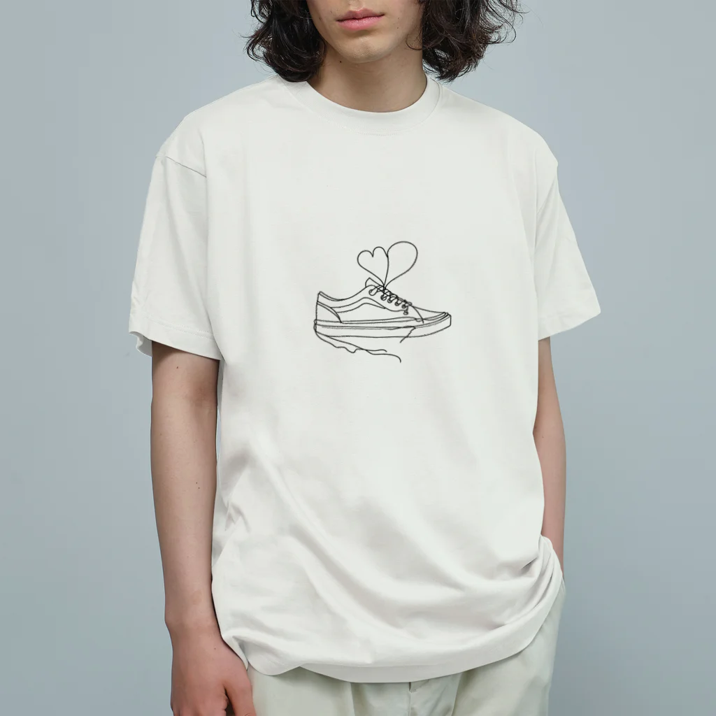 A-Kdesignのsneakers①　 オーガニックコットンTシャツ