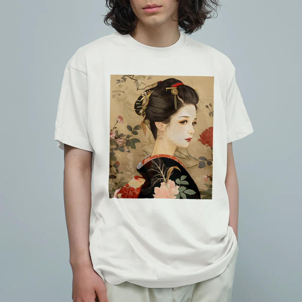 楚々想 so-so-soのUkiyo-e : Beautiful Japanese Girls Organic Cotton T-Shirt