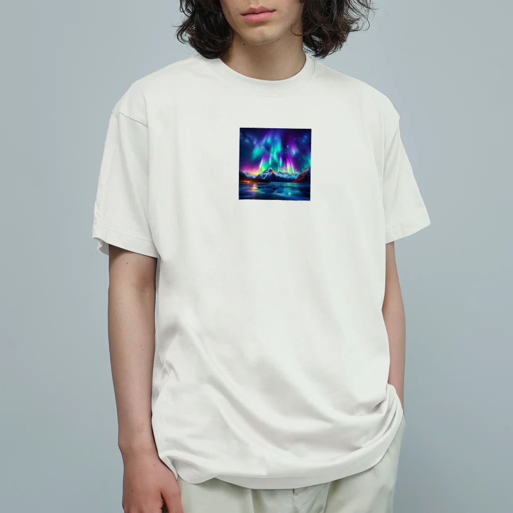 yuriseのオーロラグッズ オーガニックコットンTシャツ