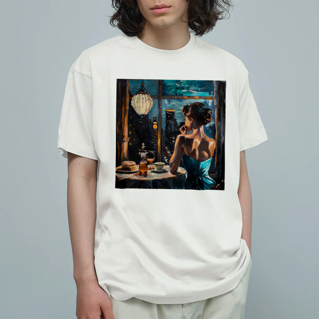 AQUAMETAVERSEの夕暮れ・寛ぎの時間　Tomoe bb 2712 Organic Cotton T-Shirt