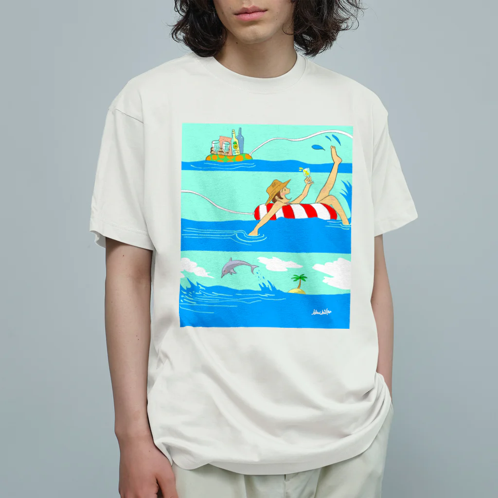 ikechikaてんの夏！今だけサマータイム Organic Cotton T-Shirt