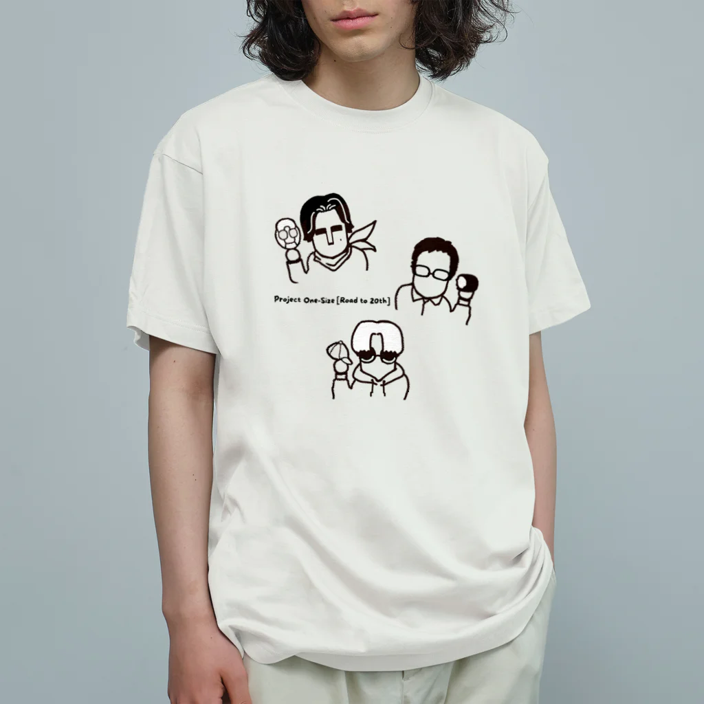 Project One-Sizeの３人の個性をギュッと集結 Organic Cotton T-Shirt