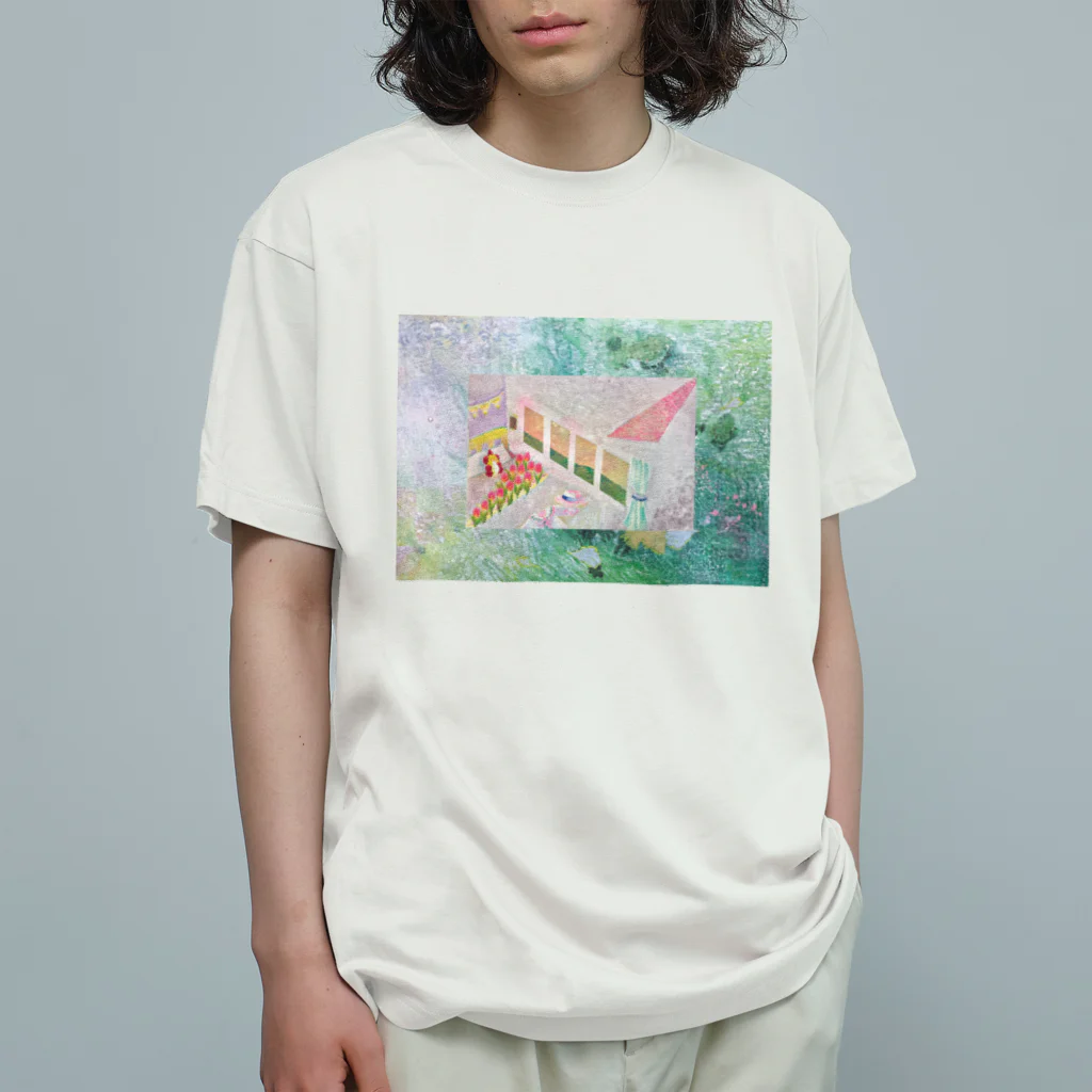 ゆかしのぺろ〜んshopの新しいハレの窓 オーガニックコットンTシャツ