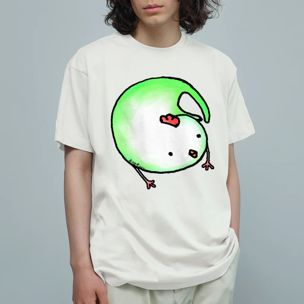 Cɐkeccooのよいものです-むちゃむちゃとり Organic Cotton T-Shirt