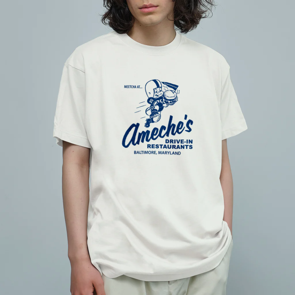 Bunny Robber GRPCのameches_BLU  オーガニックコットンTシャツ