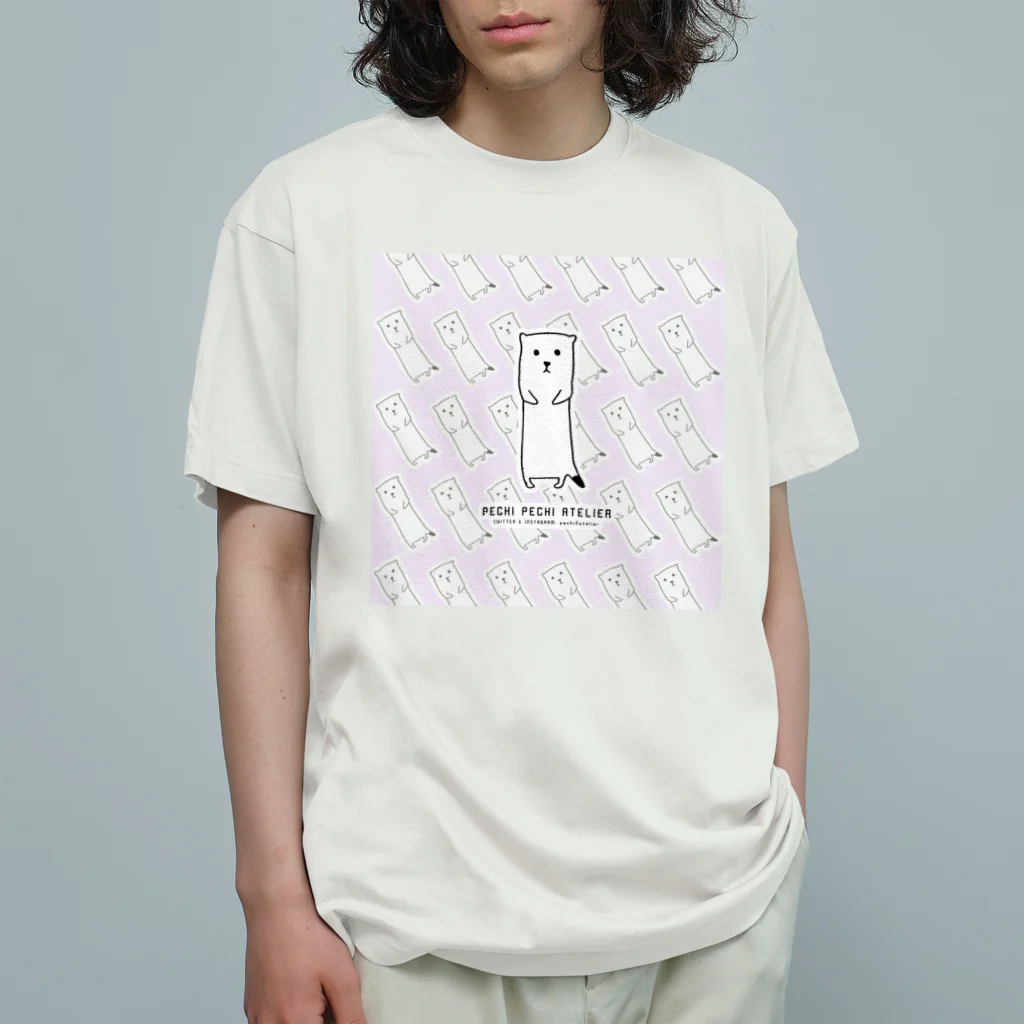 ぺちぺち工房 Pechi Pechi Atelierのおこじょがいっぱい Organic Cotton T-Shirt