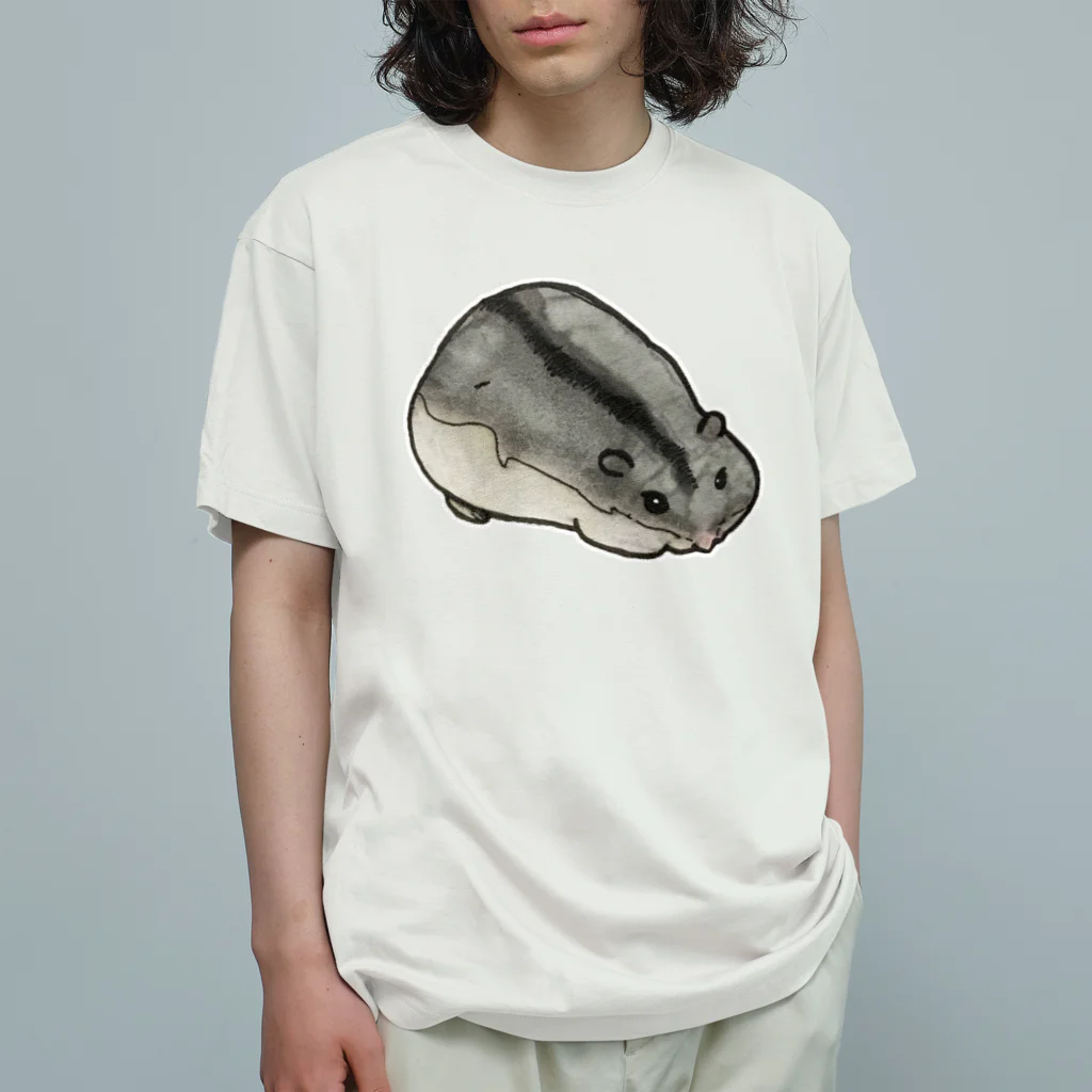 ぺちぺち工房 Pechi Pechi Atelierのジャンガリアンハムスター Organic Cotton T-Shirt