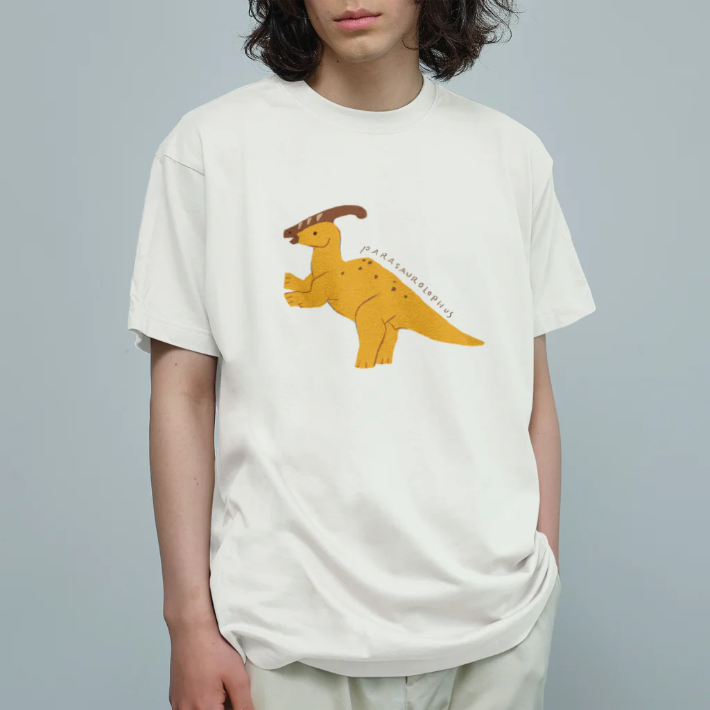 あおきさくらのパラサウロロフス Organic Cotton T-Shirt