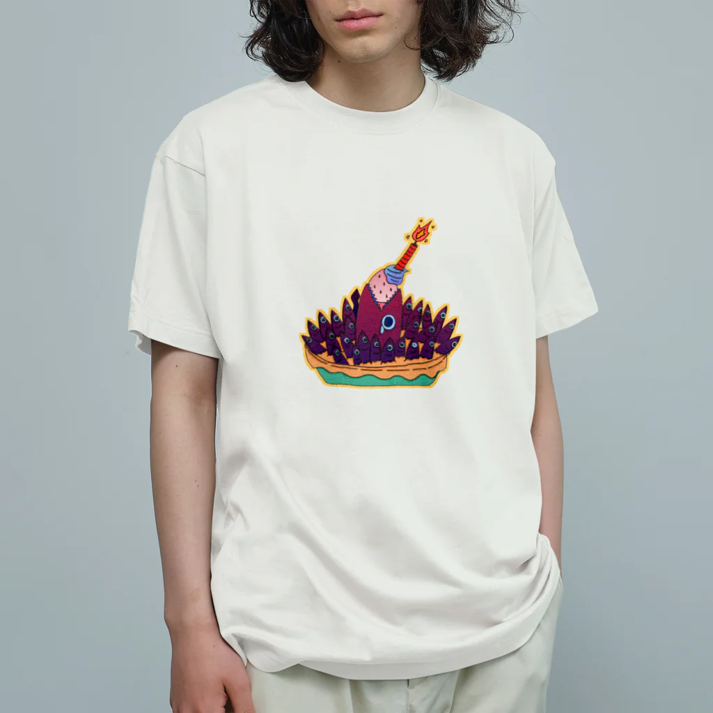 ベクのアイテム屋の空見上げるサカナたち Organic Cotton T-Shirt