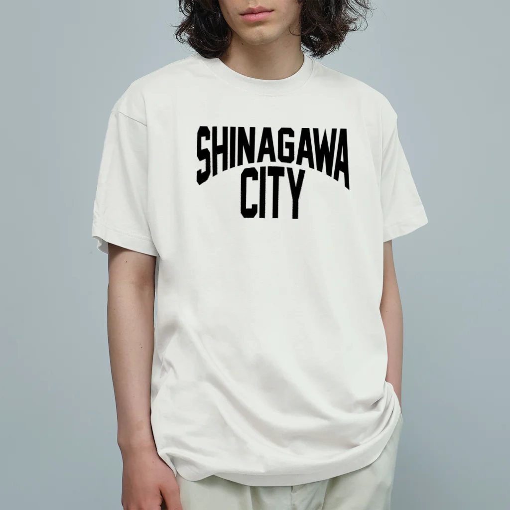 JAMMIN DESIGNのSHINAGAWA CITY(BK) Organic Cotton T-Shirt