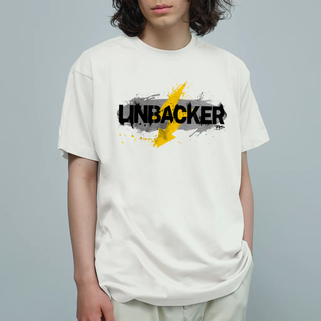 PB.DesignsのLINEBACKER Wallart Organic Cotton T-Shirt