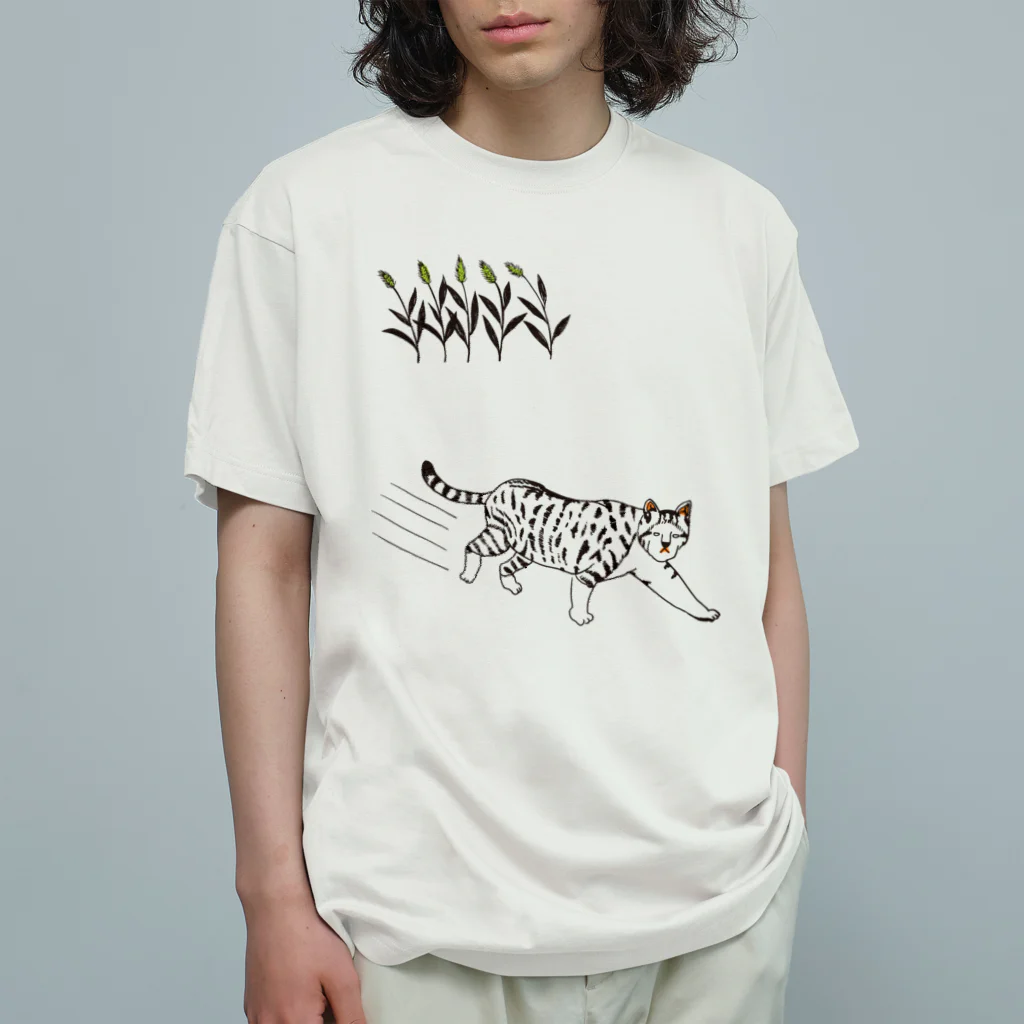 OKAMEのノラ猫 オーガニックコットンTシャツ