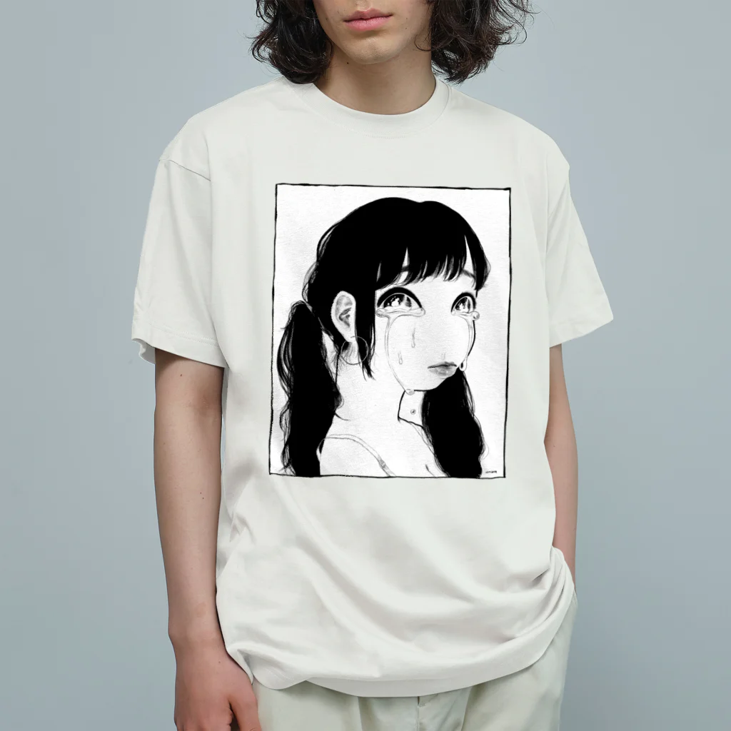 にくまん子のdounidemo Girl オーガニックコットンTシャツ