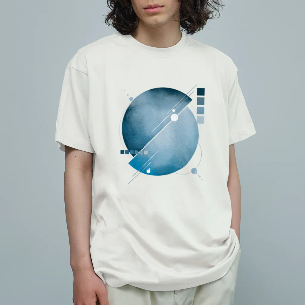 AZUKIのまる オーガニックコットンTシャツ