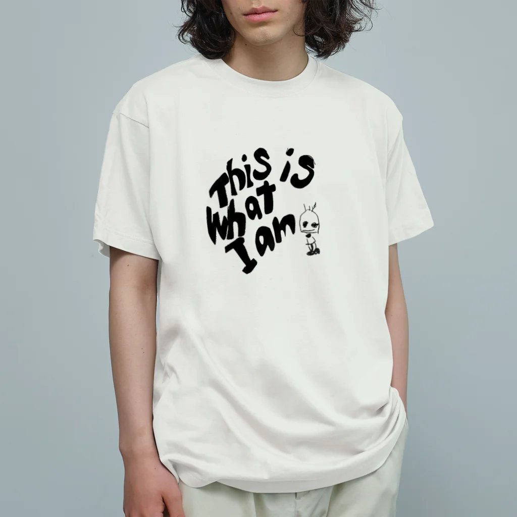 ≡じゅら📫👶@紙で薔薇を作るアクセサリー作家のThis is what I am. オーガニックコットンTシャツ