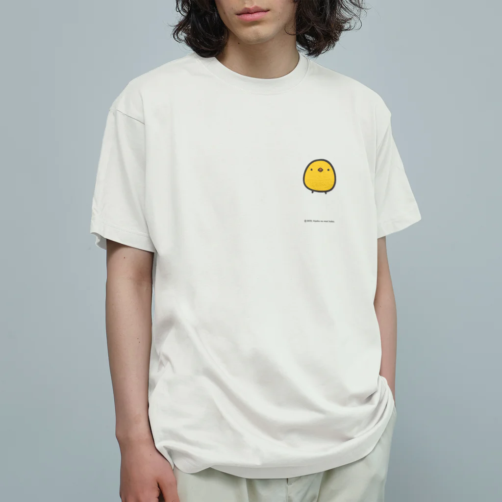 ひよこのもり工房のひよこさんノーマル オーガニックコットンTシャツ