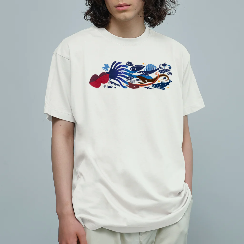 みなとまち層の深海魚B Organic Cotton T-Shirt